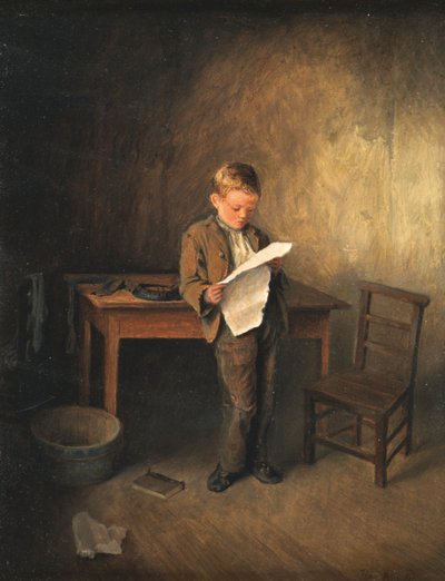 Die Nachrichten lesen, 1856-1886 von Thomas Webster